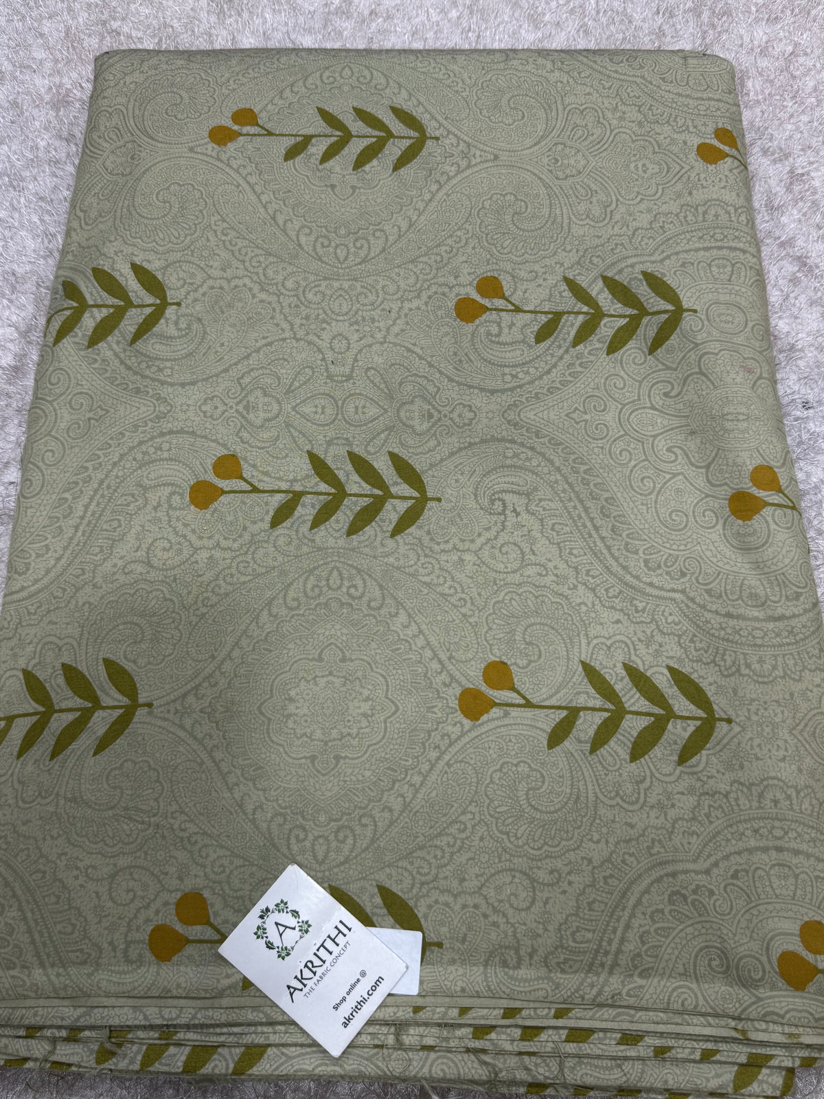 Printed pure cotton fabric