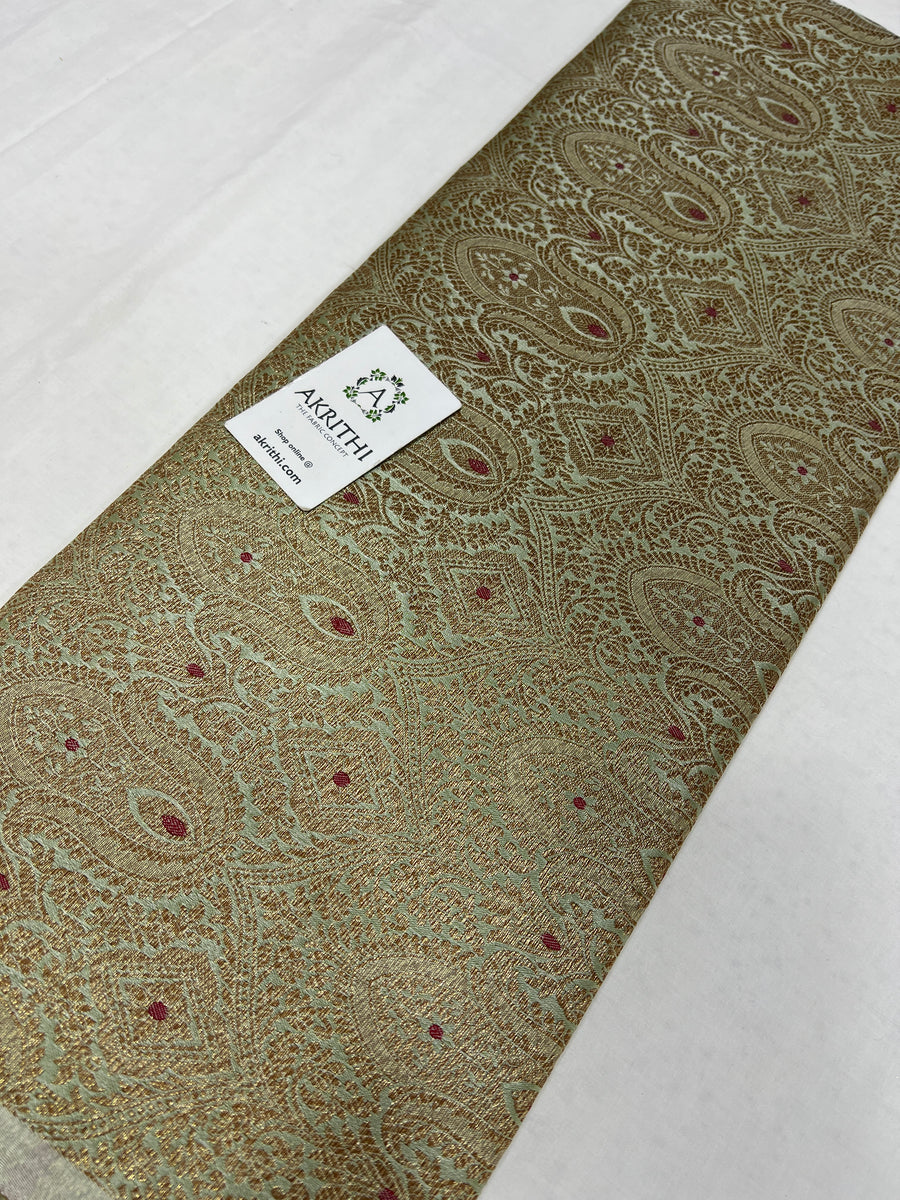 Banarasi brocade fabric antique zari