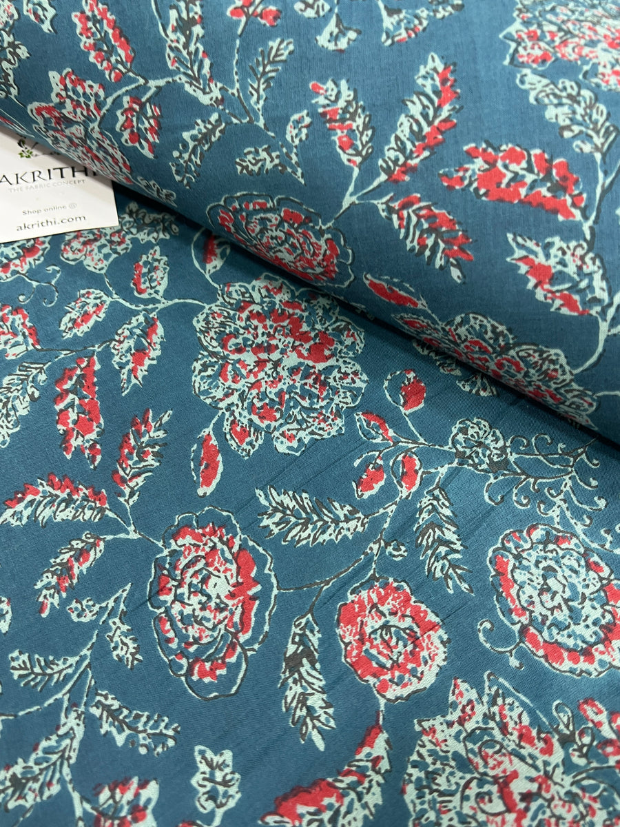 Printed pure cotton fabric