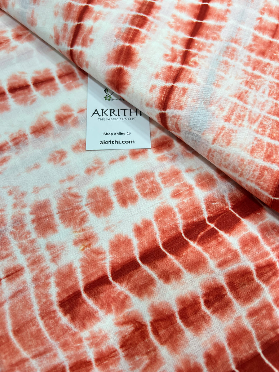 Shibori Printed pure cotton fabric