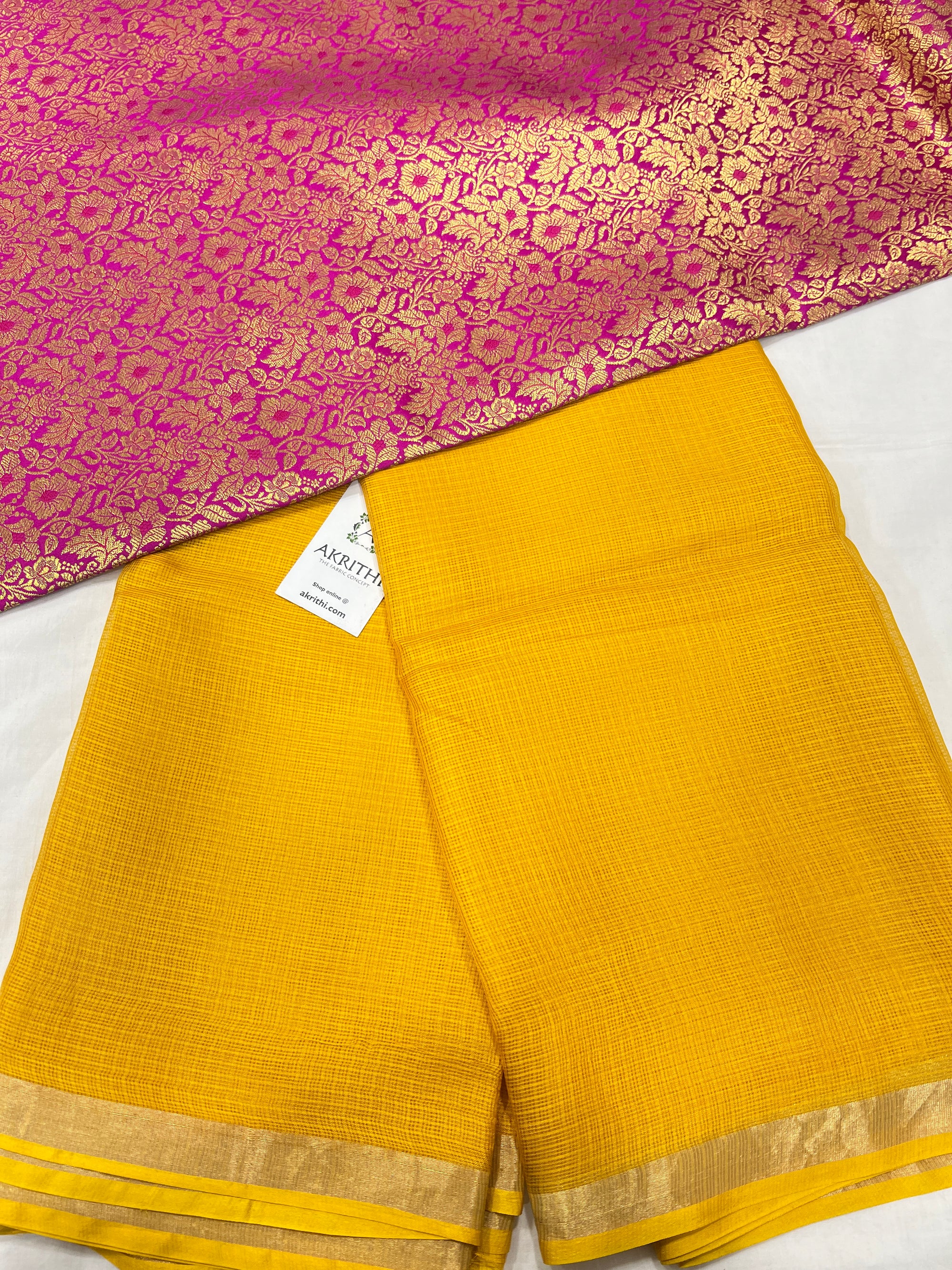 Pure silk kota saree with blouse