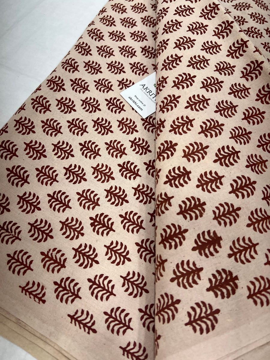 Printed pure cotton fabric