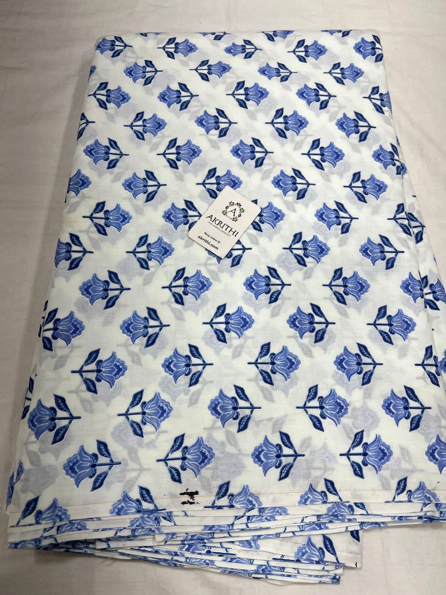 Printed pure cotton fabric