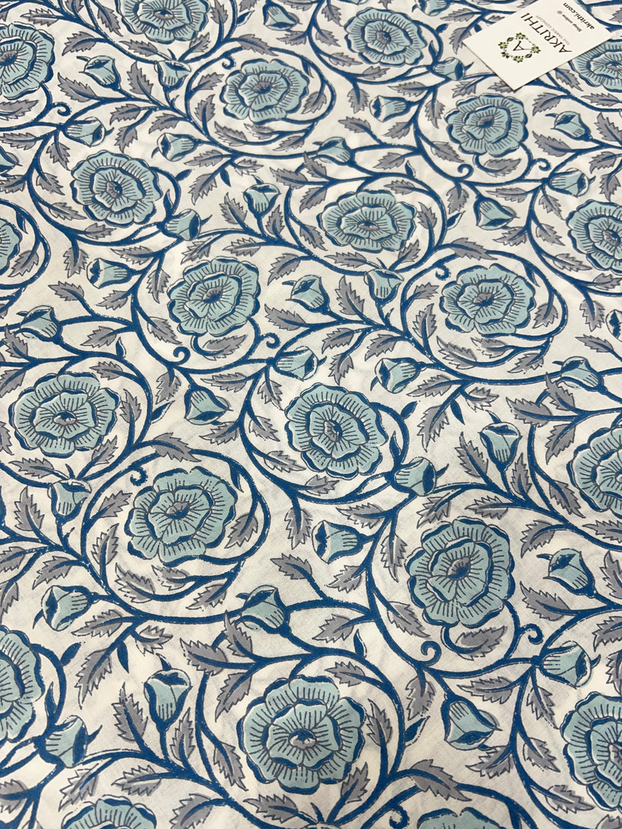 Printed pure cotton fabric