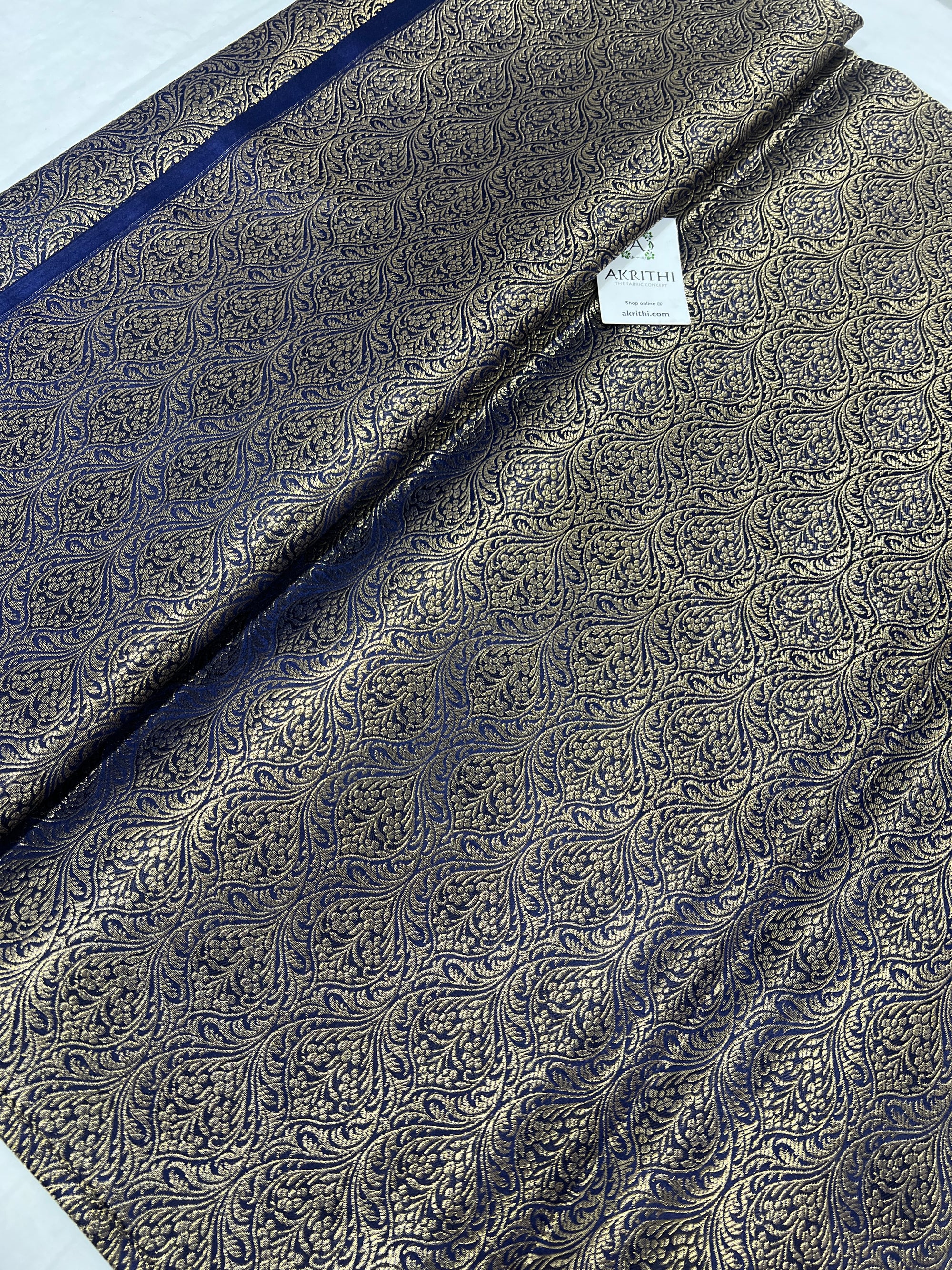 Pure Banarasi brocade fabric