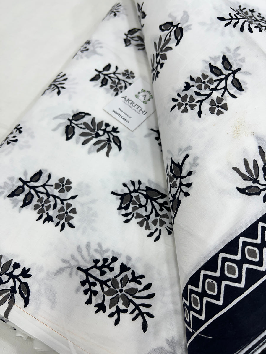 Printed pure cotton fabric