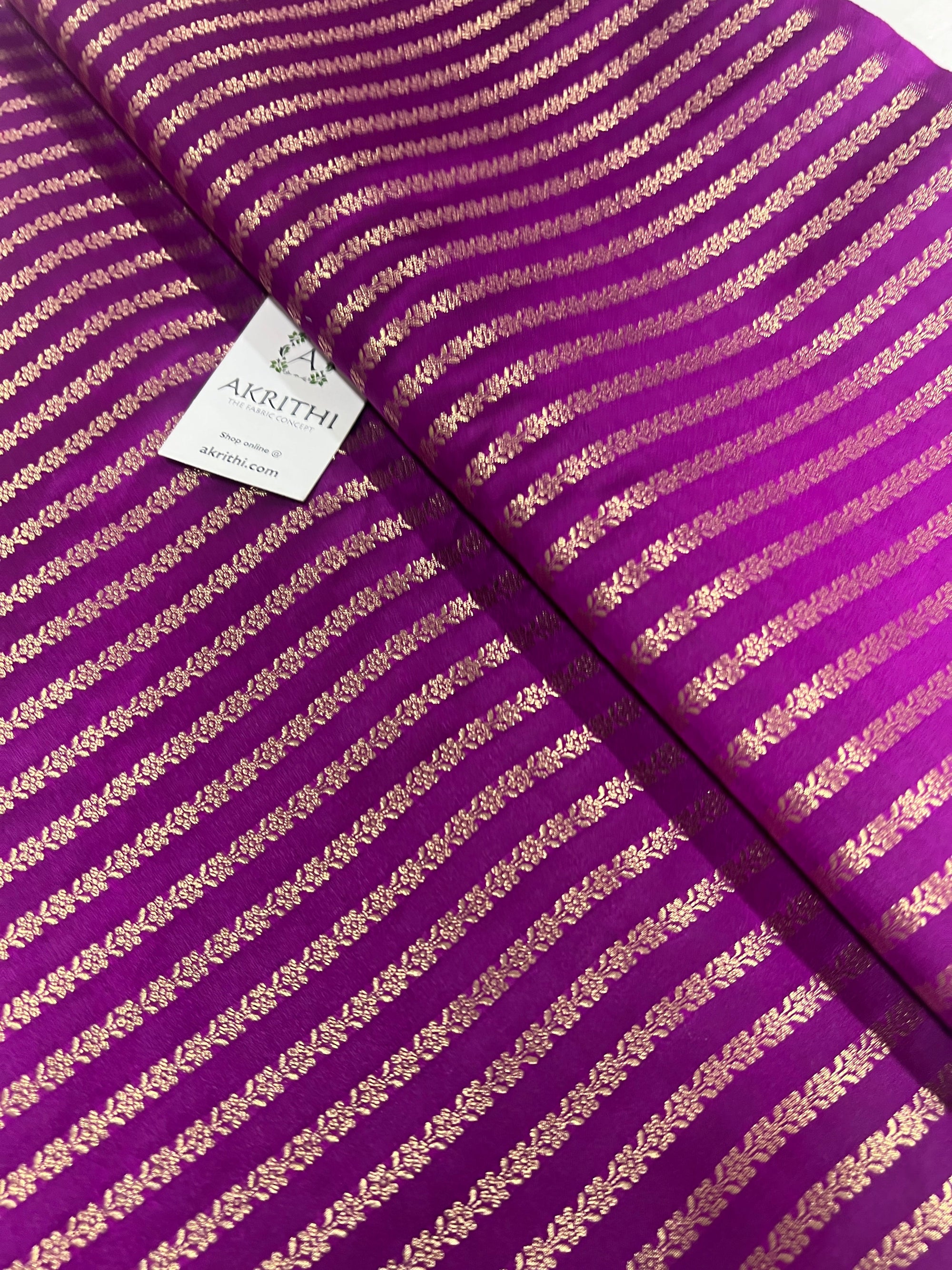 Pure Banarasi brocade fabric