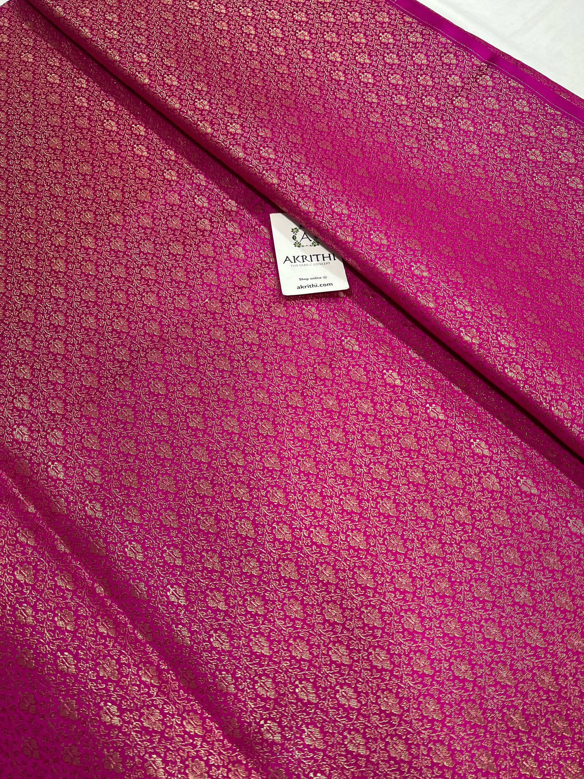 Pure Banarasi brocade fabric