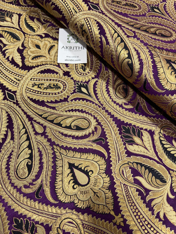 Pure Banarasi brocade fabric