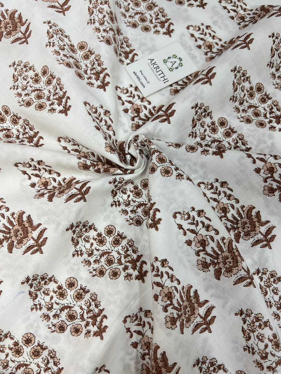 Printed pure cotton fabric