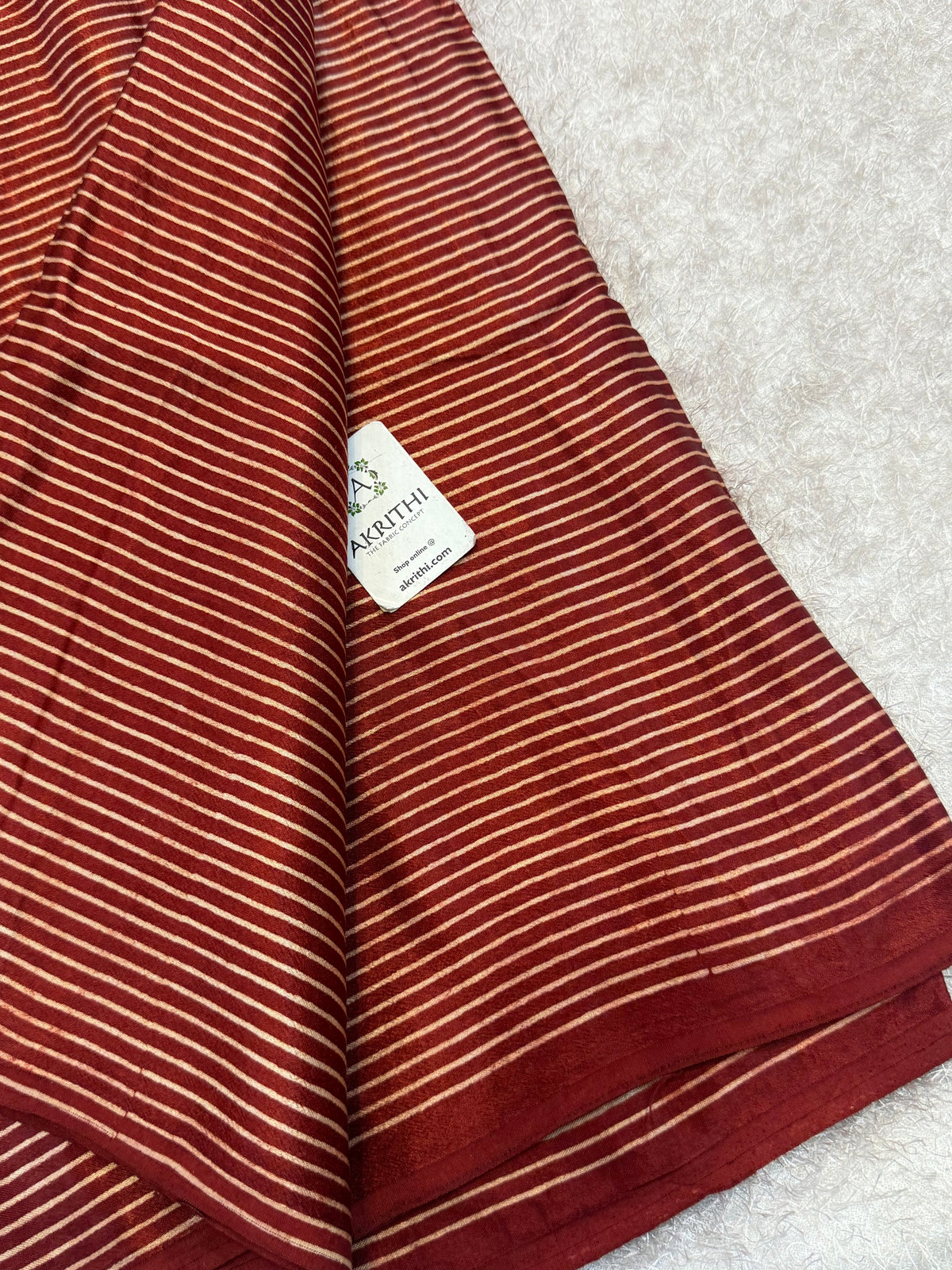 Ajrakh pure mashru silk fabric
