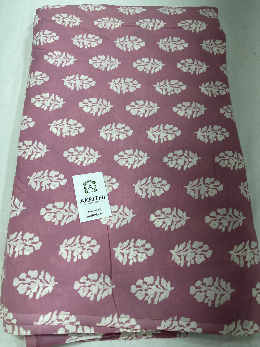 Printed pure cotton fabric