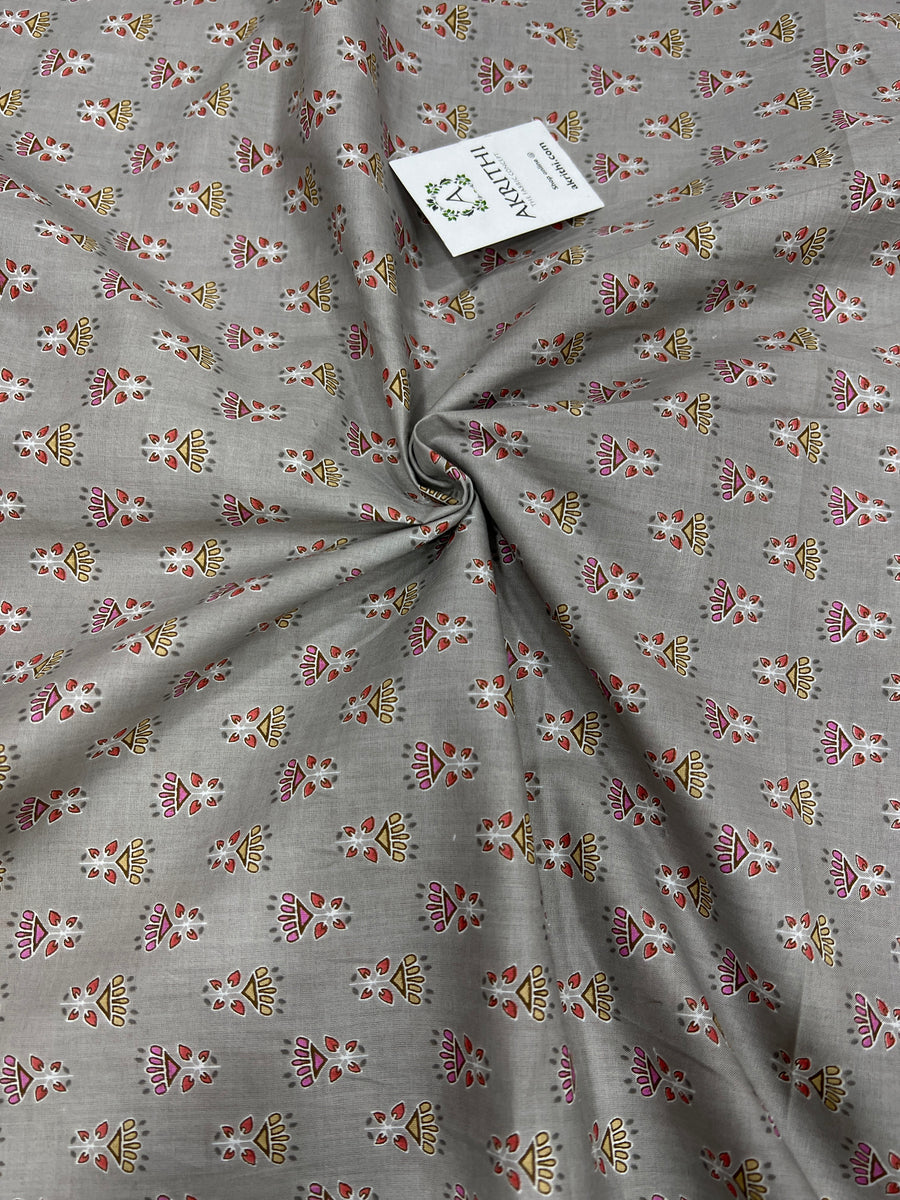 Printed pure cotton fabric