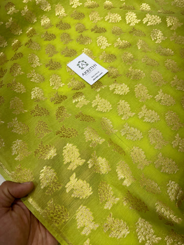 Banarasi chanderi cotton  lurex fabric