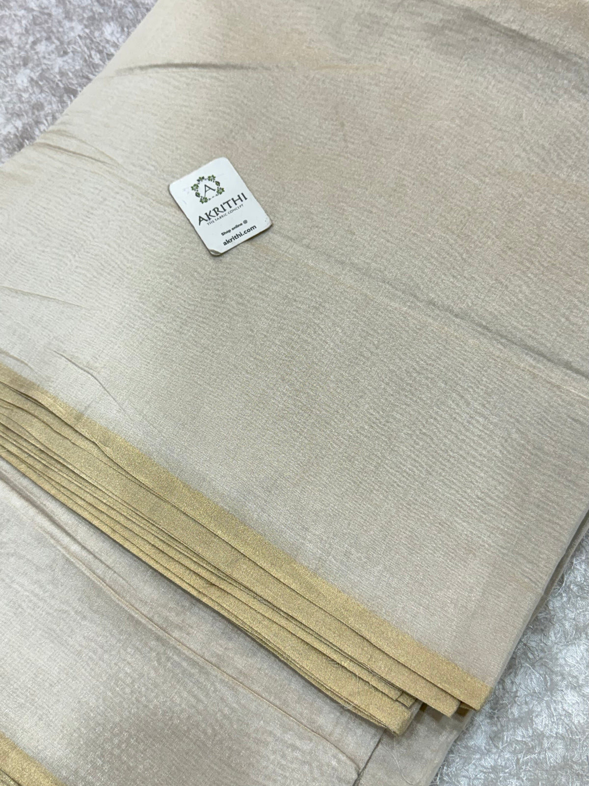 Dyeable banarasi Pure silk chanderi tissue fabric