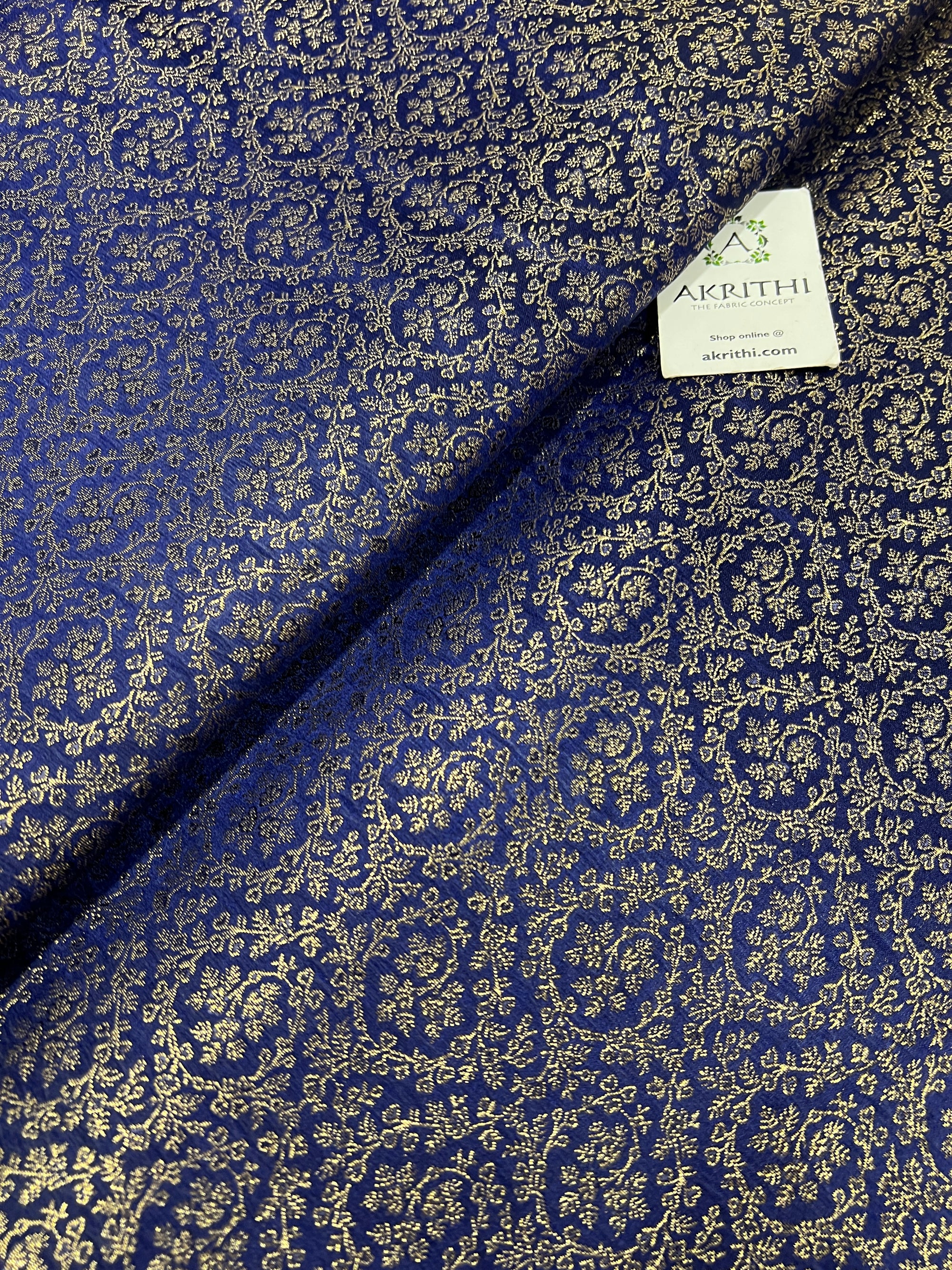 Pure Banarasi brocade fabric