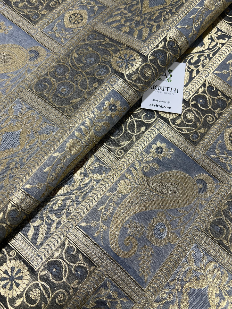 Pure Banarasi brocade fabric