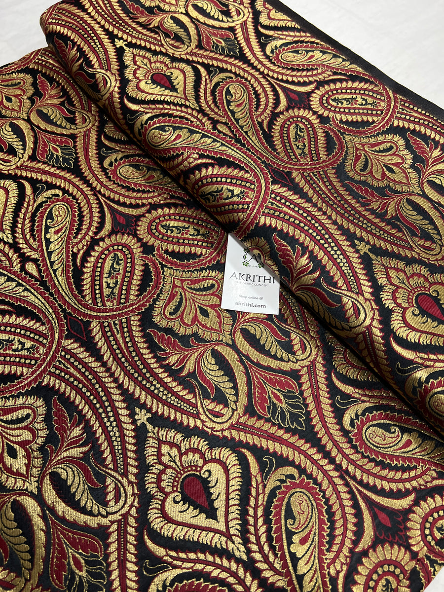 Pure Banarasi brocade fabric