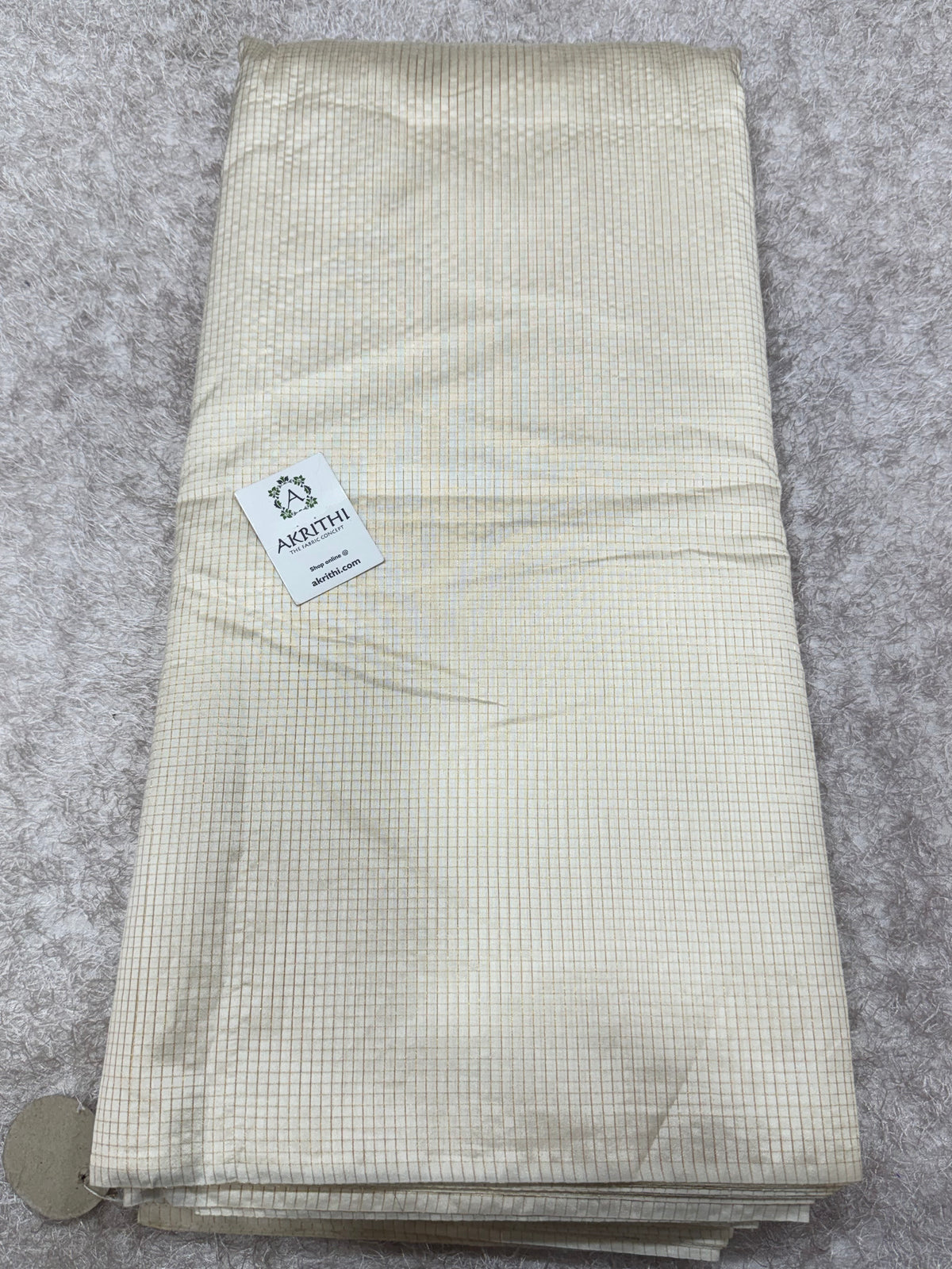 Dyeable banarasi Pure Chiniya silk zari checks fabric