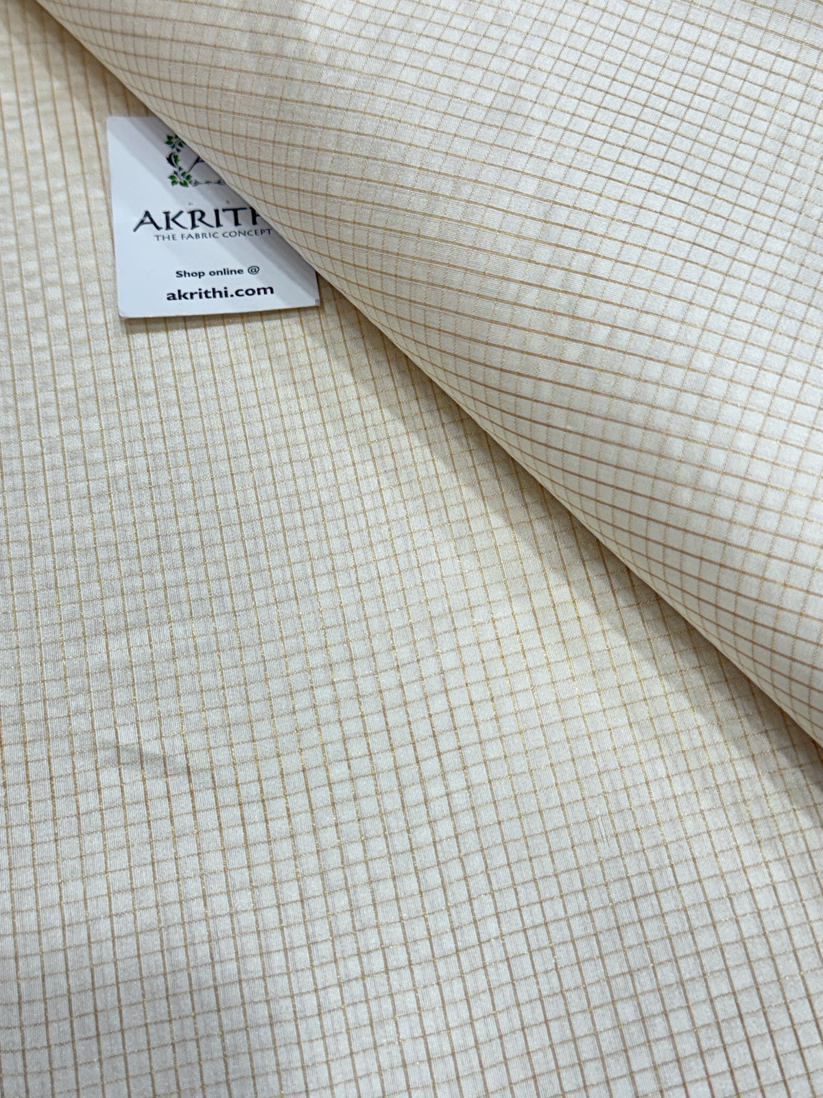 Dyeable banarasi Pure Chiniya silk zari checks fabric