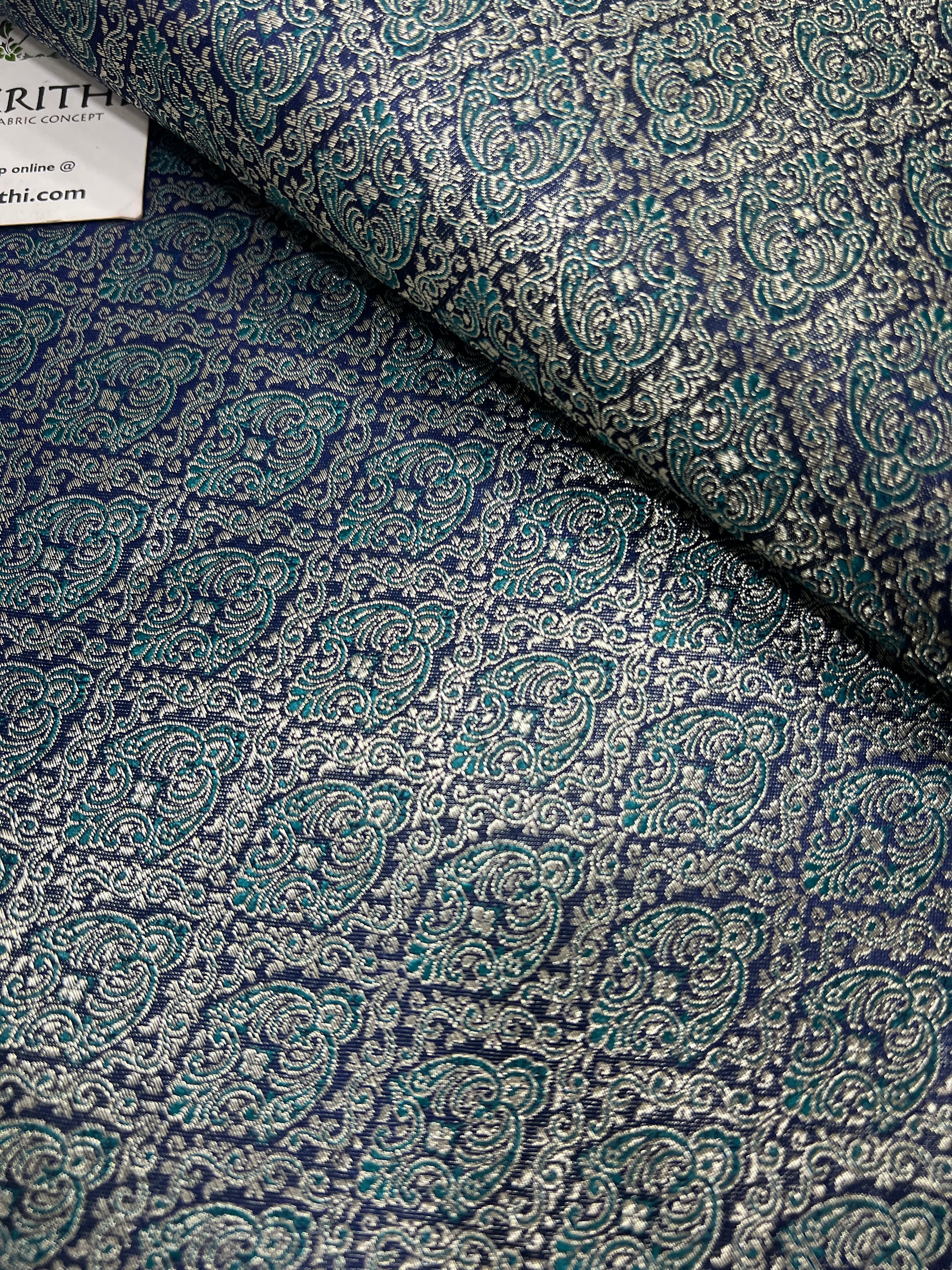 Pure Banarasi brocade fabric