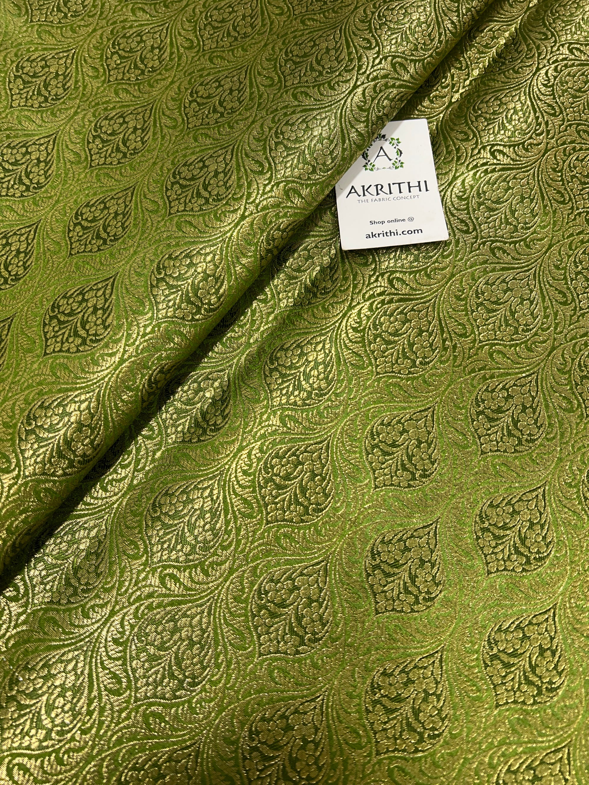 Pure Banarasi brocade fabric