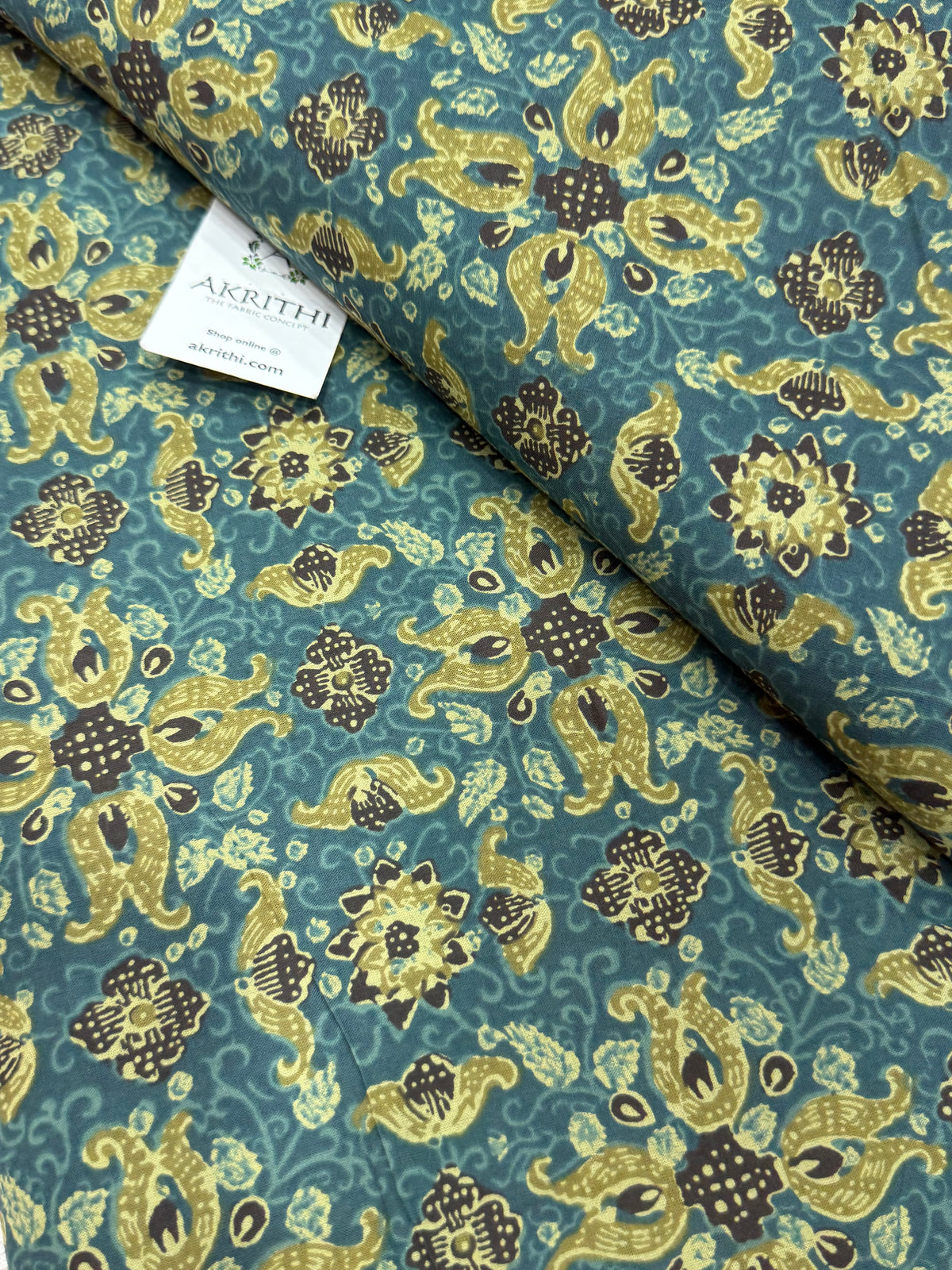 Printed pure cotton fabric
