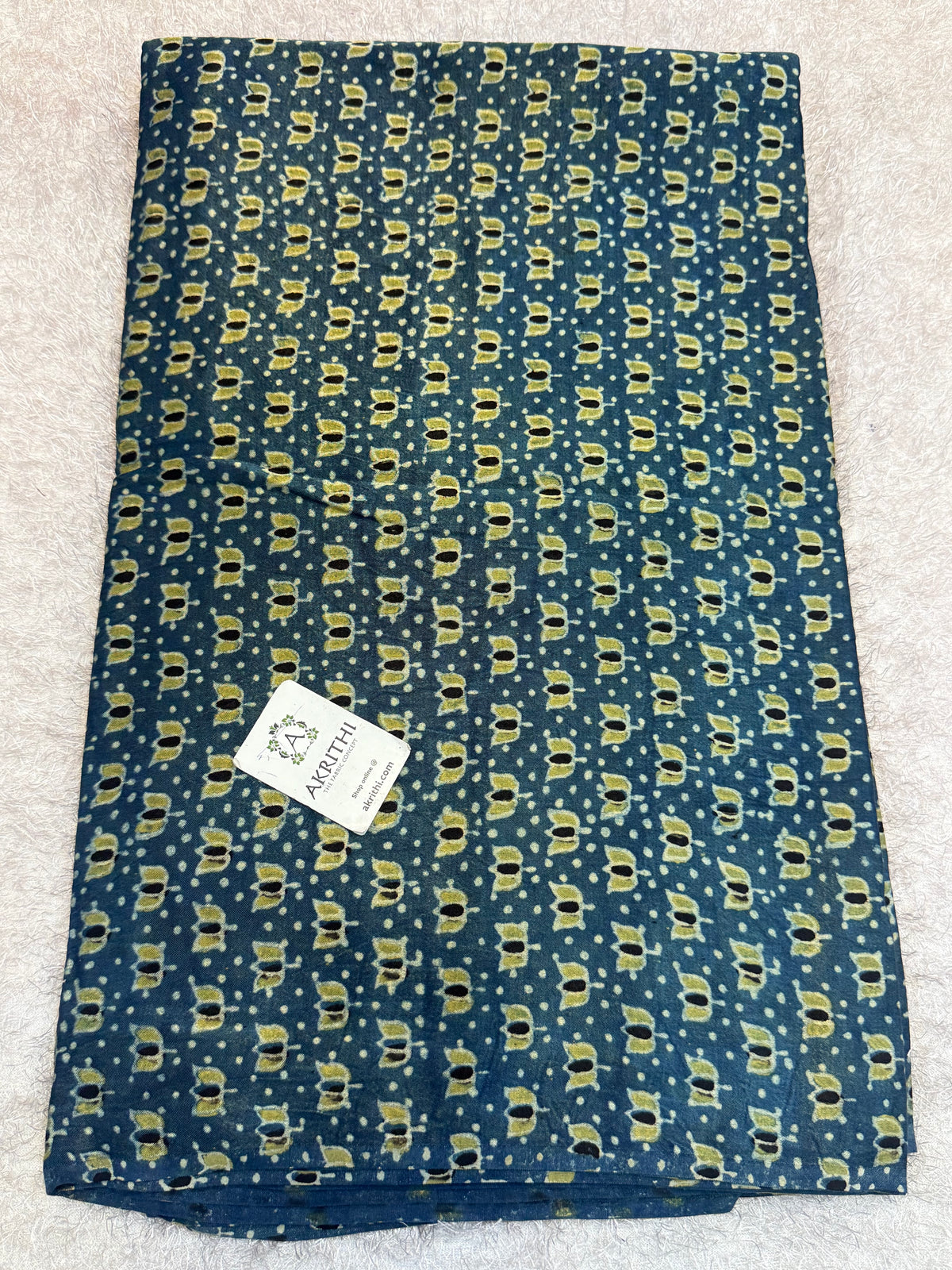 Ajrakh pure mashru silk fabric