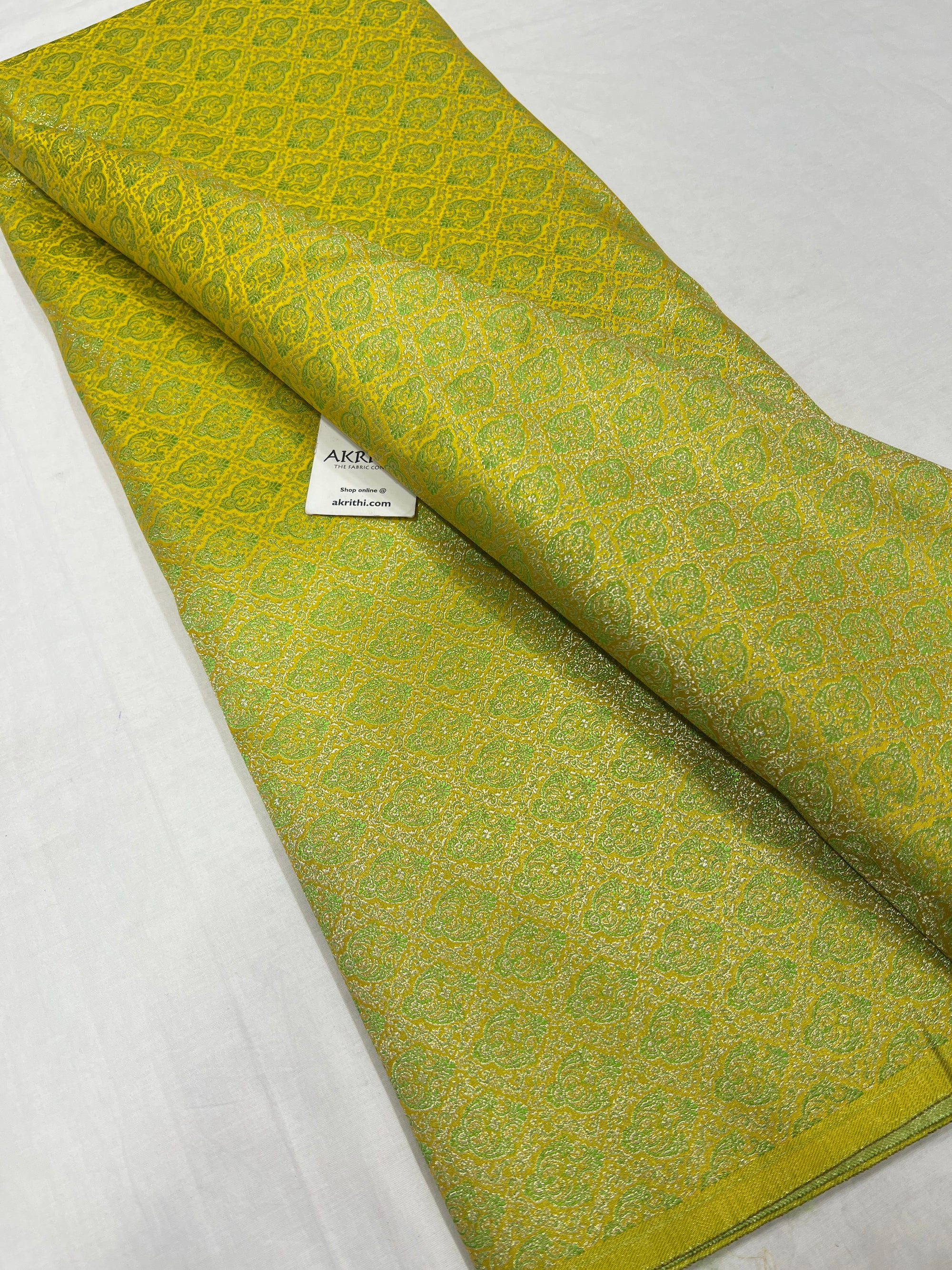 Pure Banarasi brocade fabric