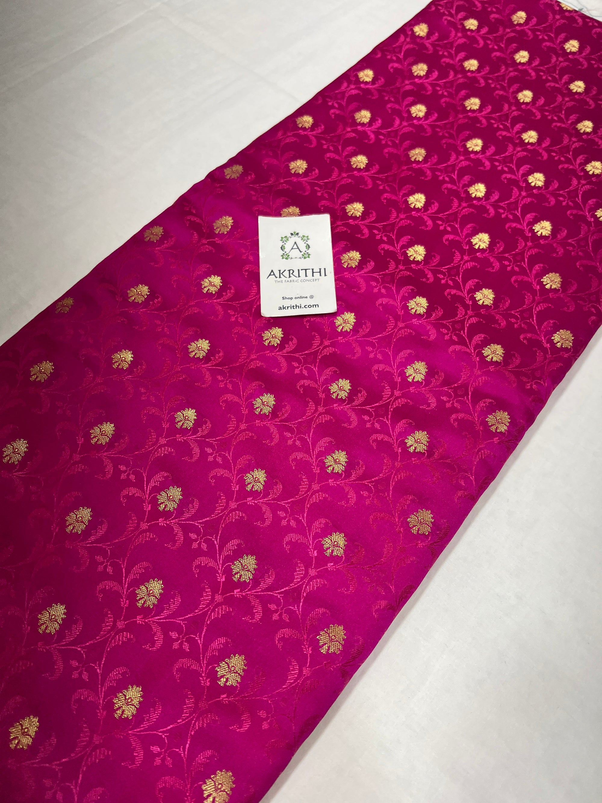 Pure Banarasi brocade fabric