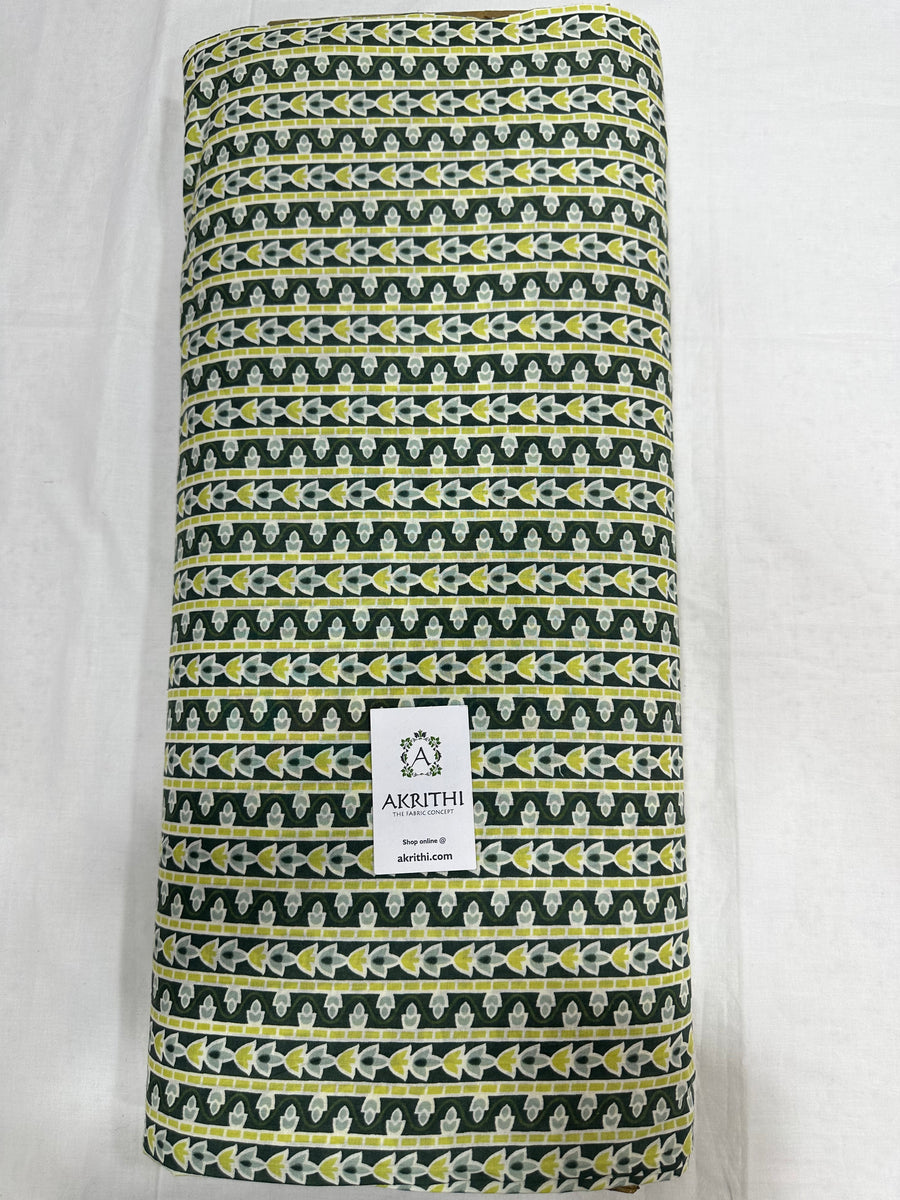 Printed pure cotton fabric