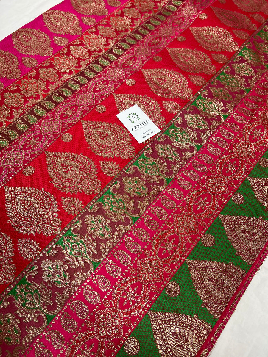 Pure Banarasi brocade fabric