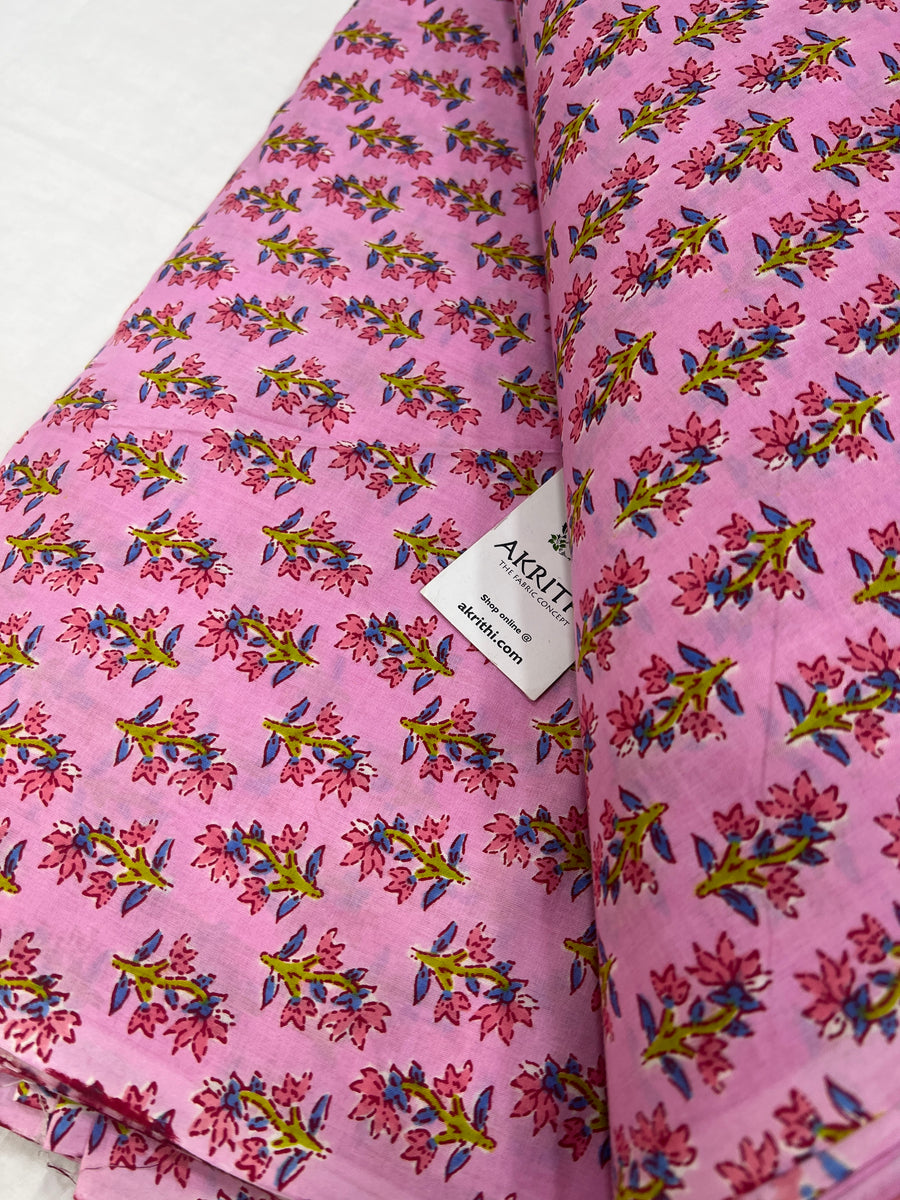 Printed pure cotton fabric