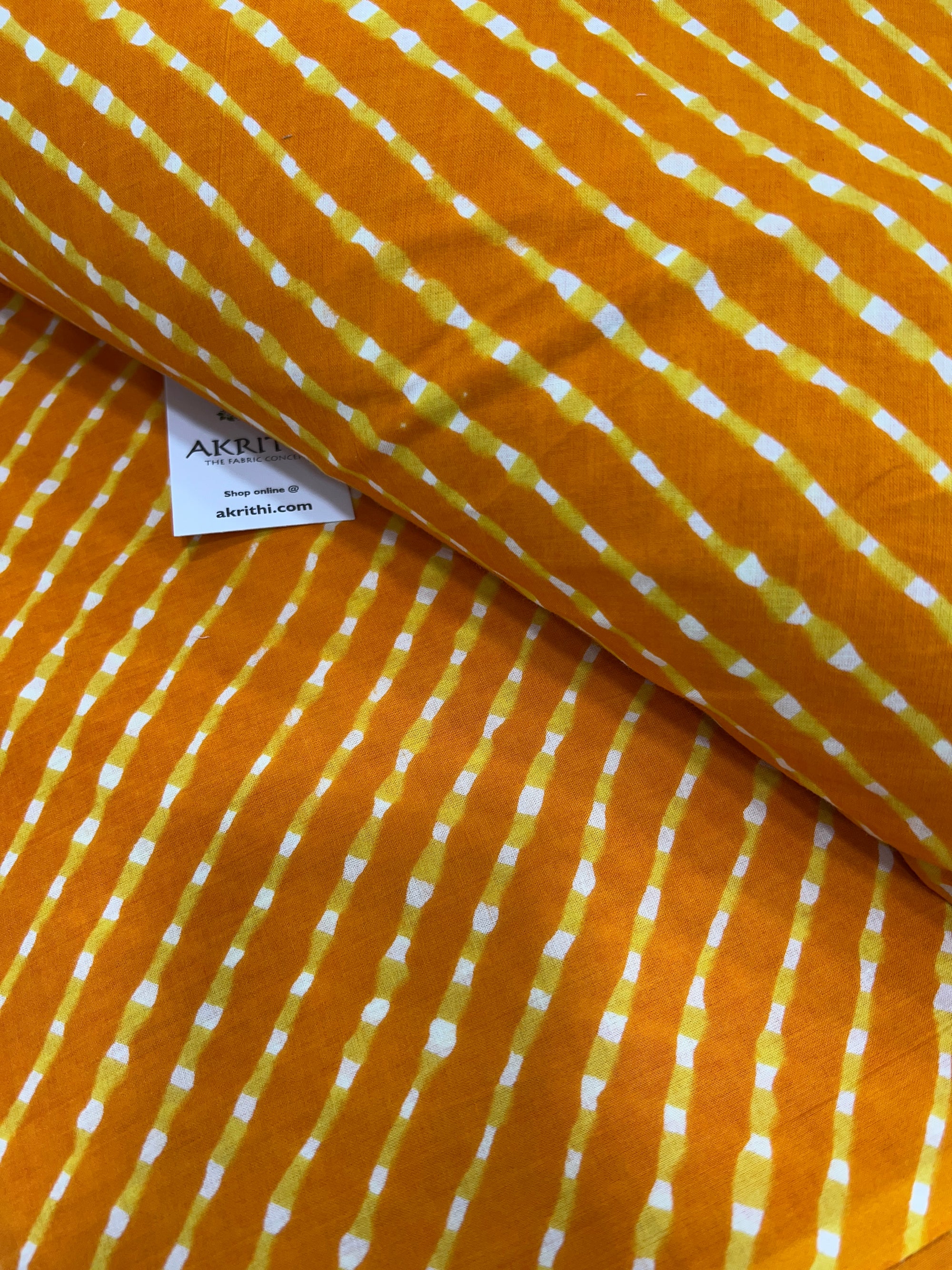 Printed pure cotton fabric