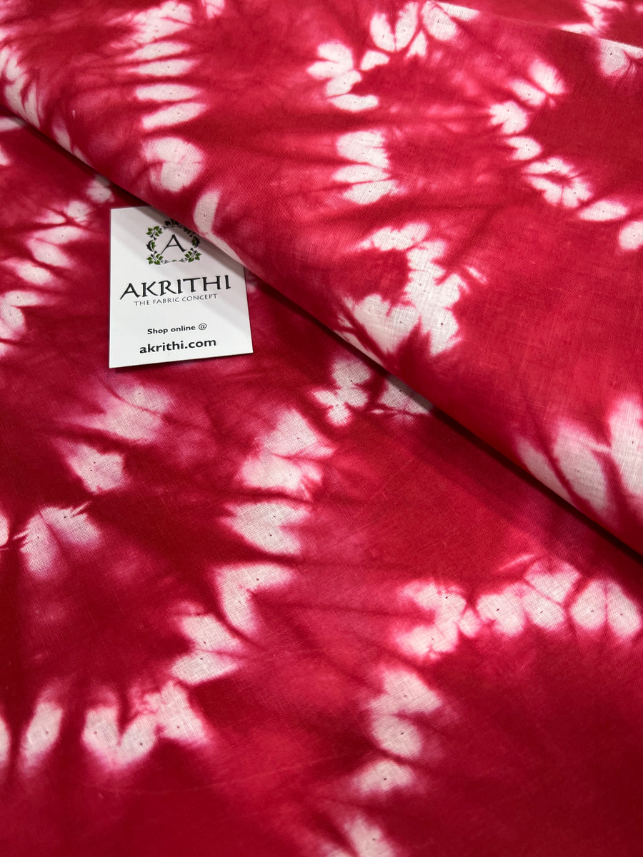 Shibori Printed pure cotton fabric