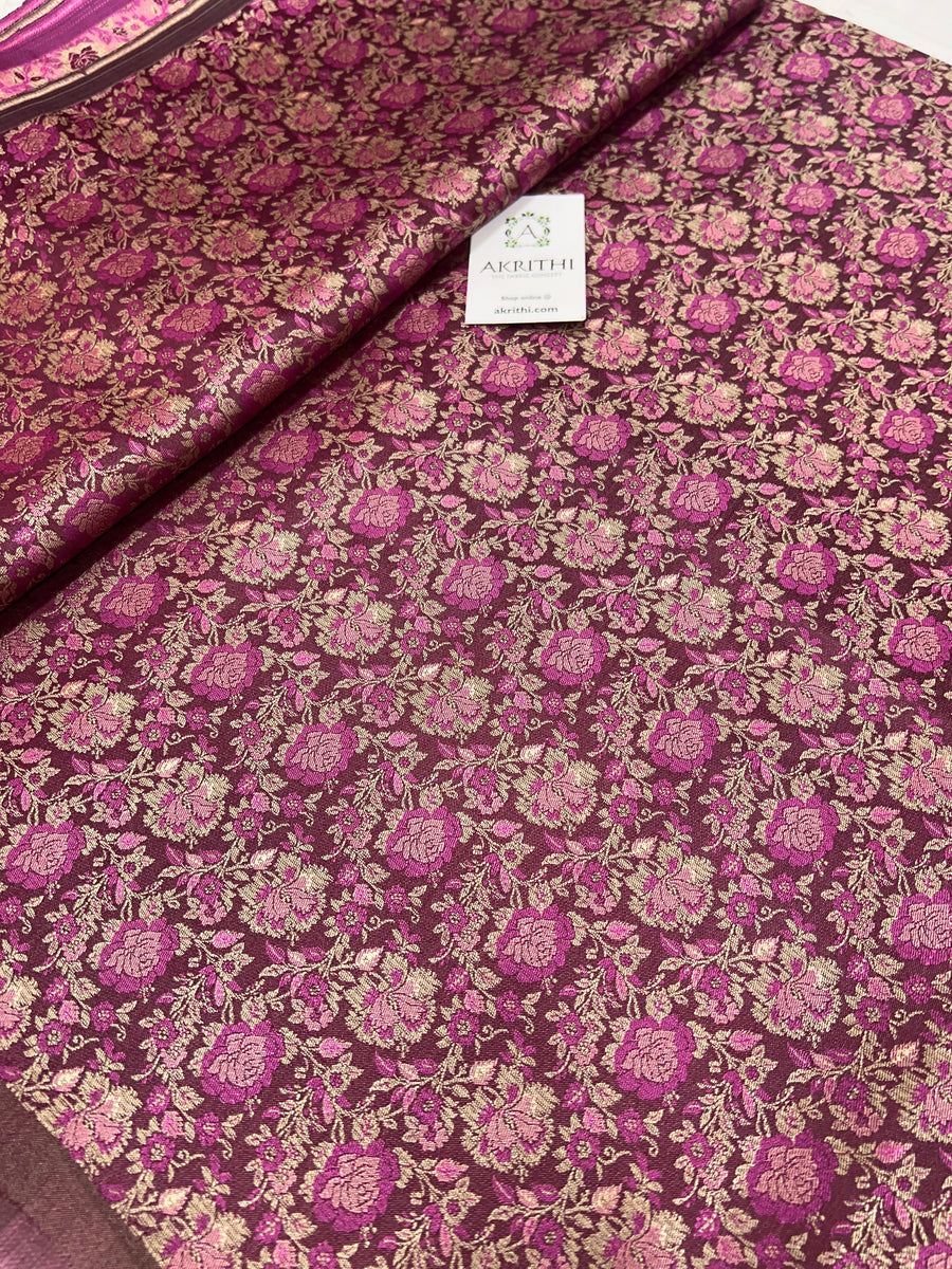 Banarasi brocade fabric 85 cms cut