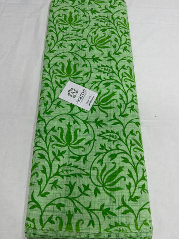 Printed pure cotton fabric