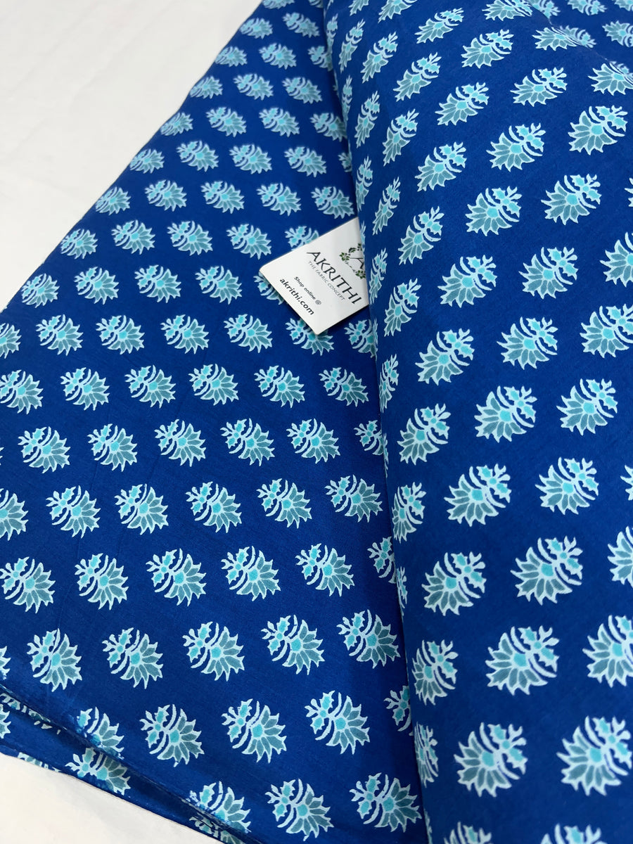 Printed pure cotton fabric