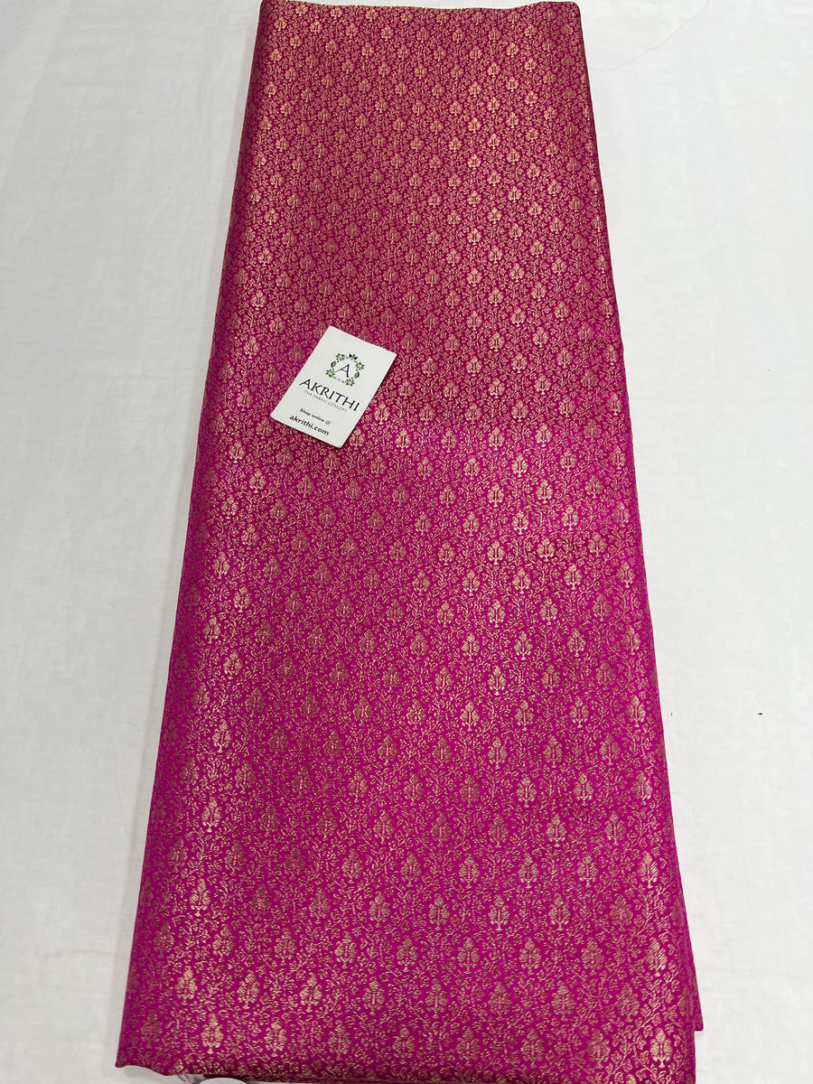 Pure Banarasi brocade fabric