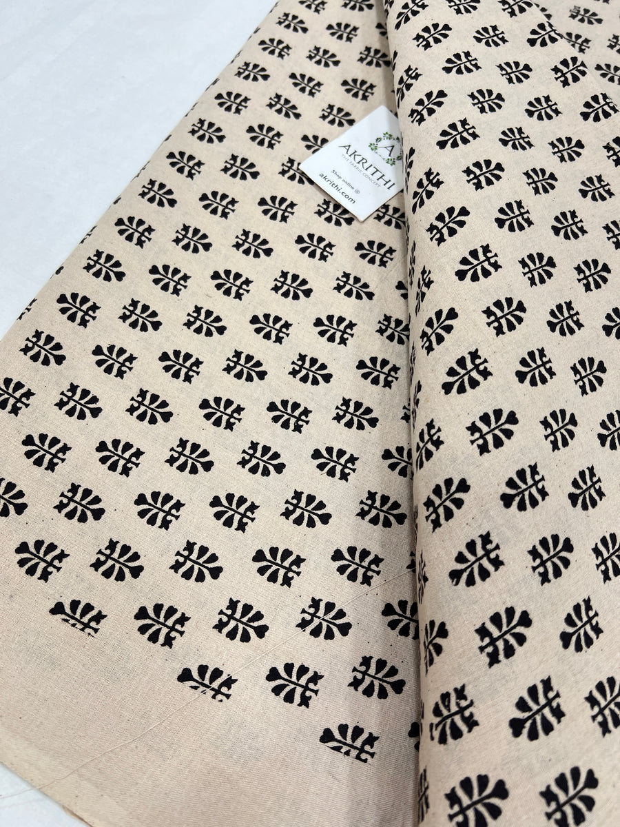 Printed pure cotton fabric