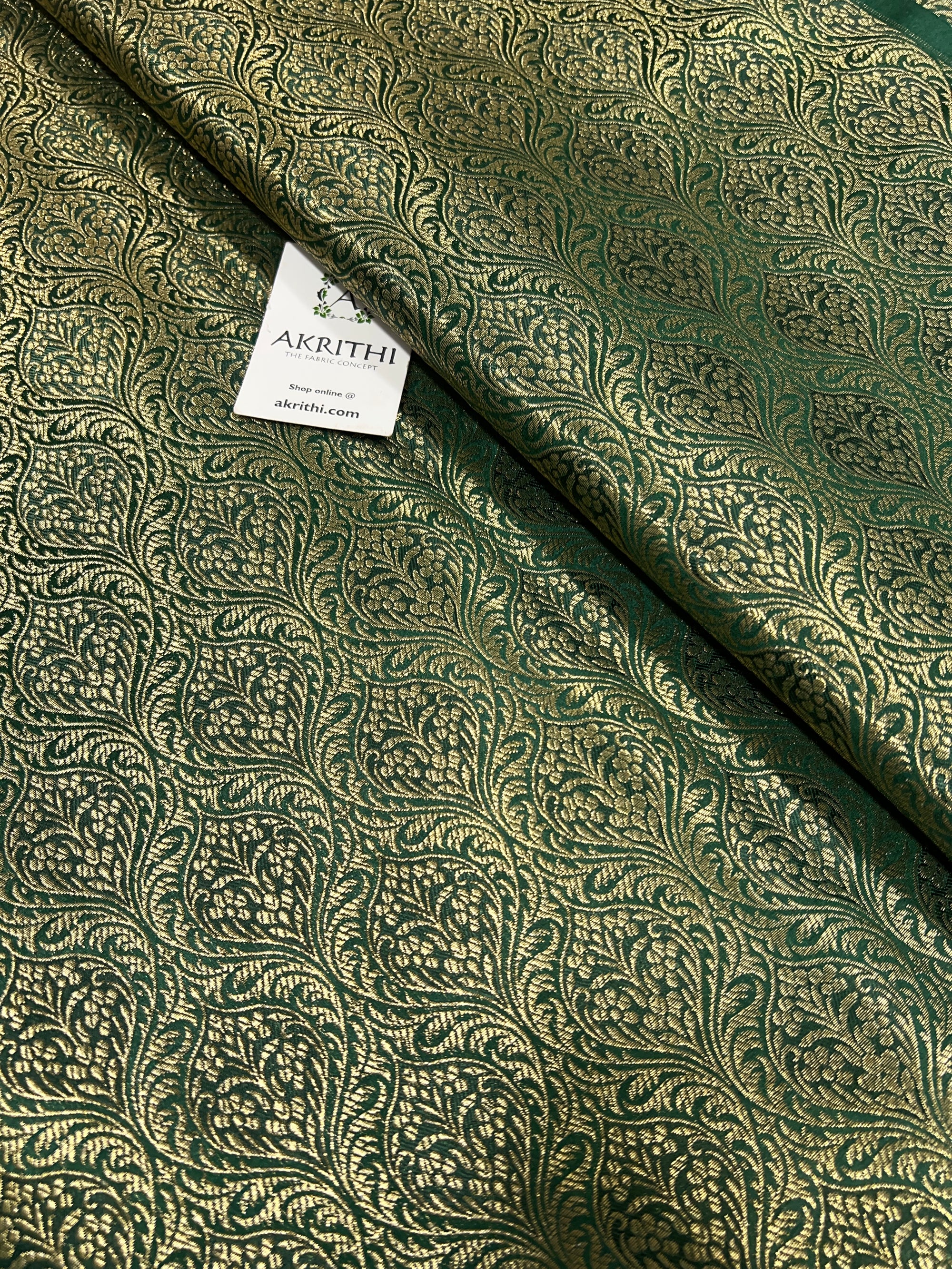 Pure Banarasi brocade fabric