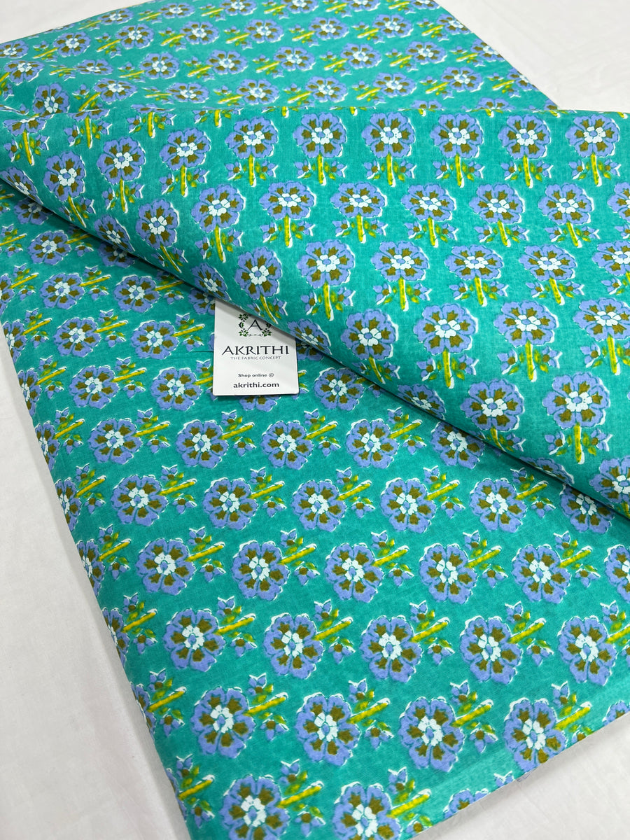 Printed pure cotton fabric