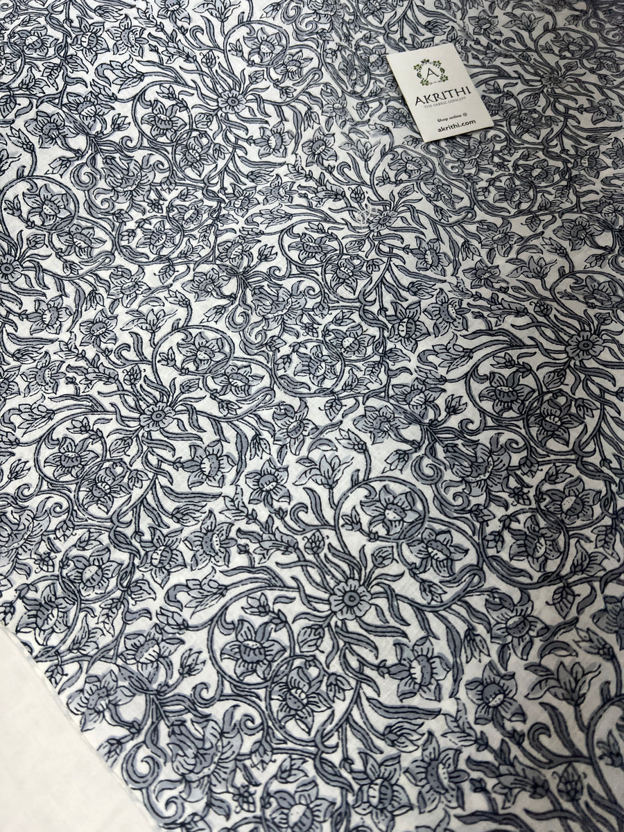 Printed pure cotton fabric