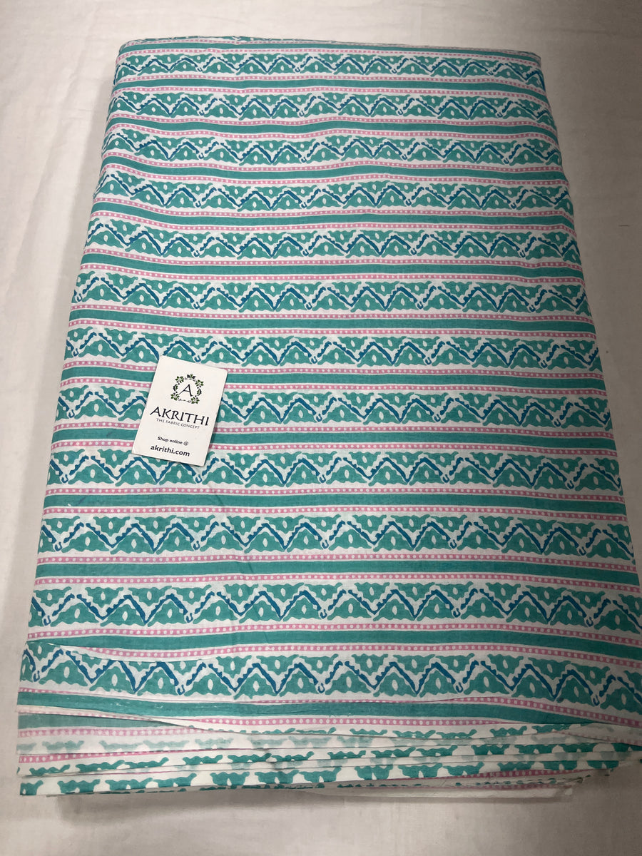 Printed pure cotton fabric