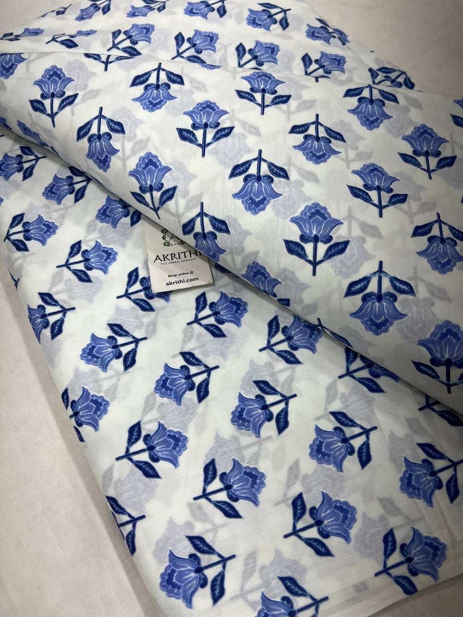 Printed pure cotton fabric