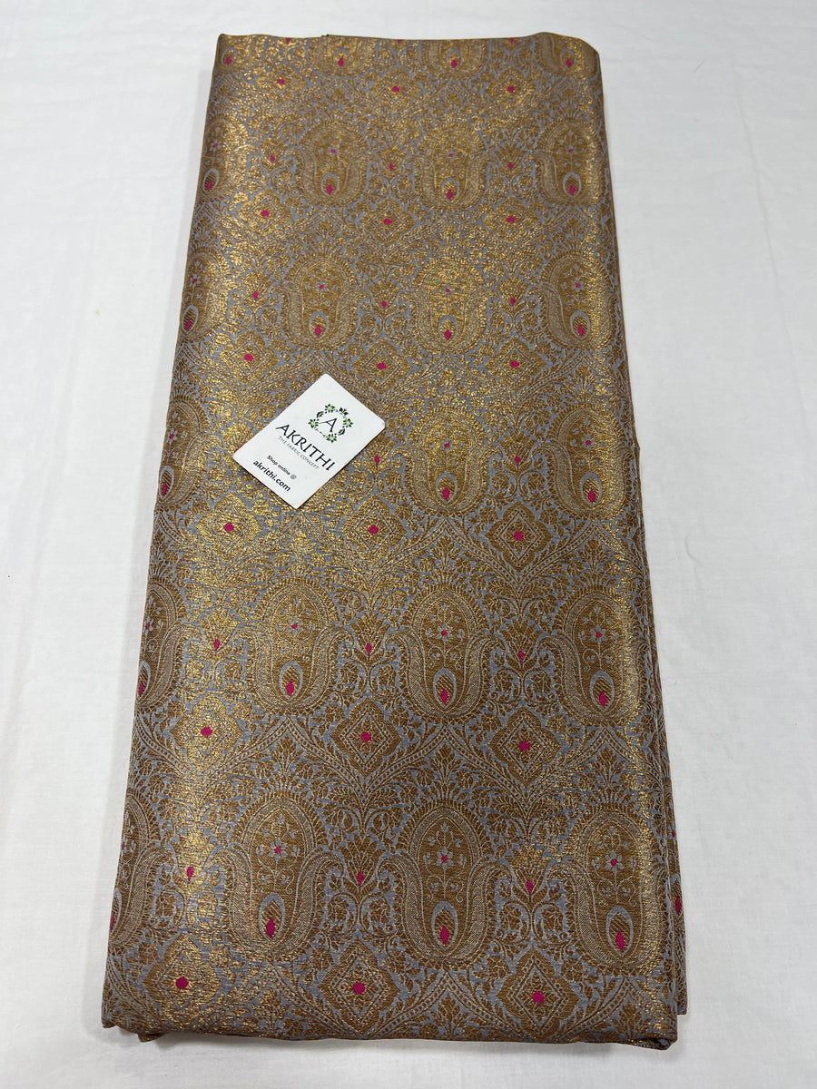 Pure Banarasi brocade fabric