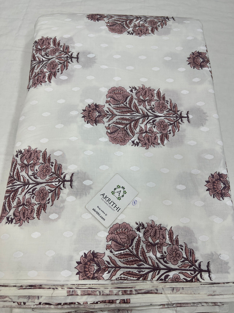 Printed pure cotton fabric