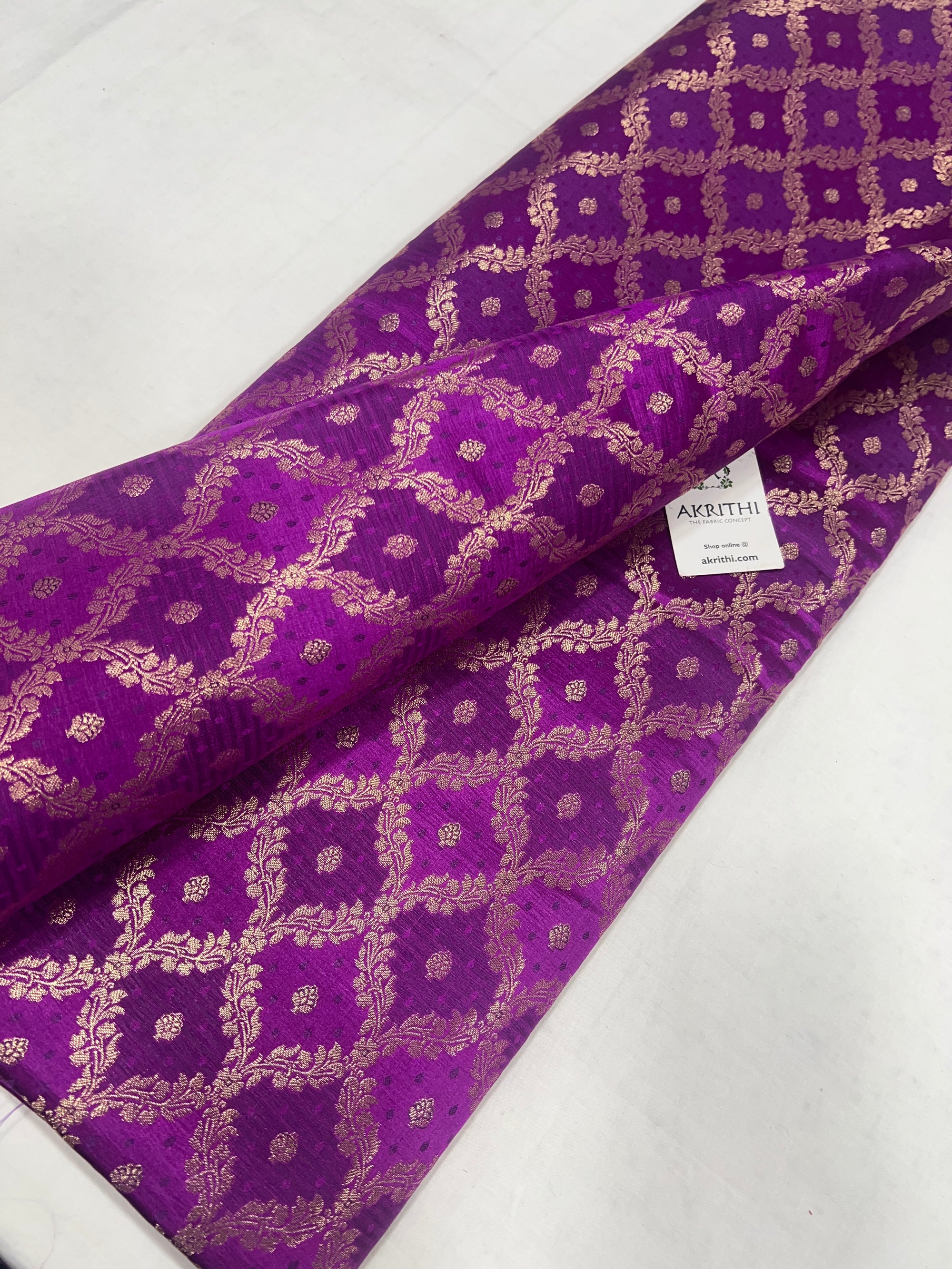 Pure Banarasi brocade fabric