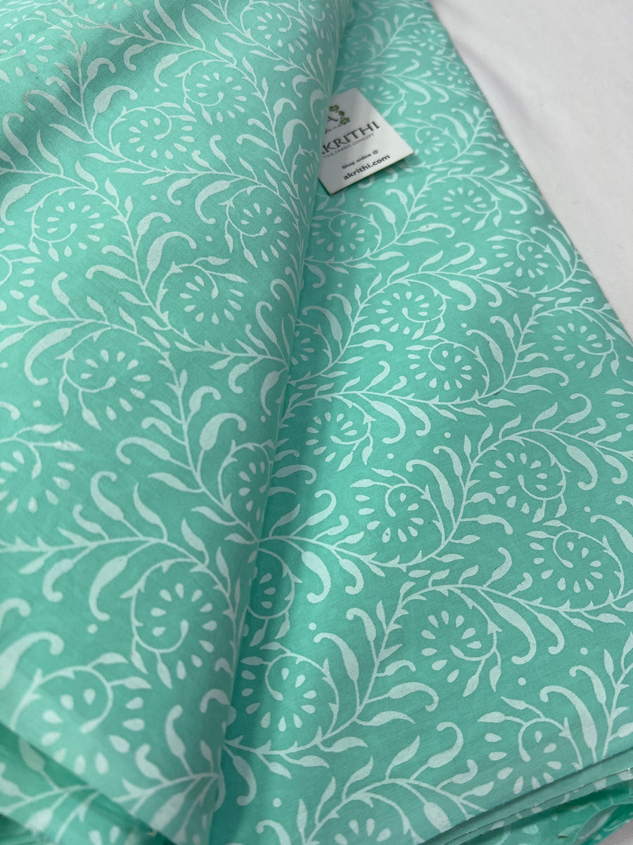 Printed pure cotton fabric