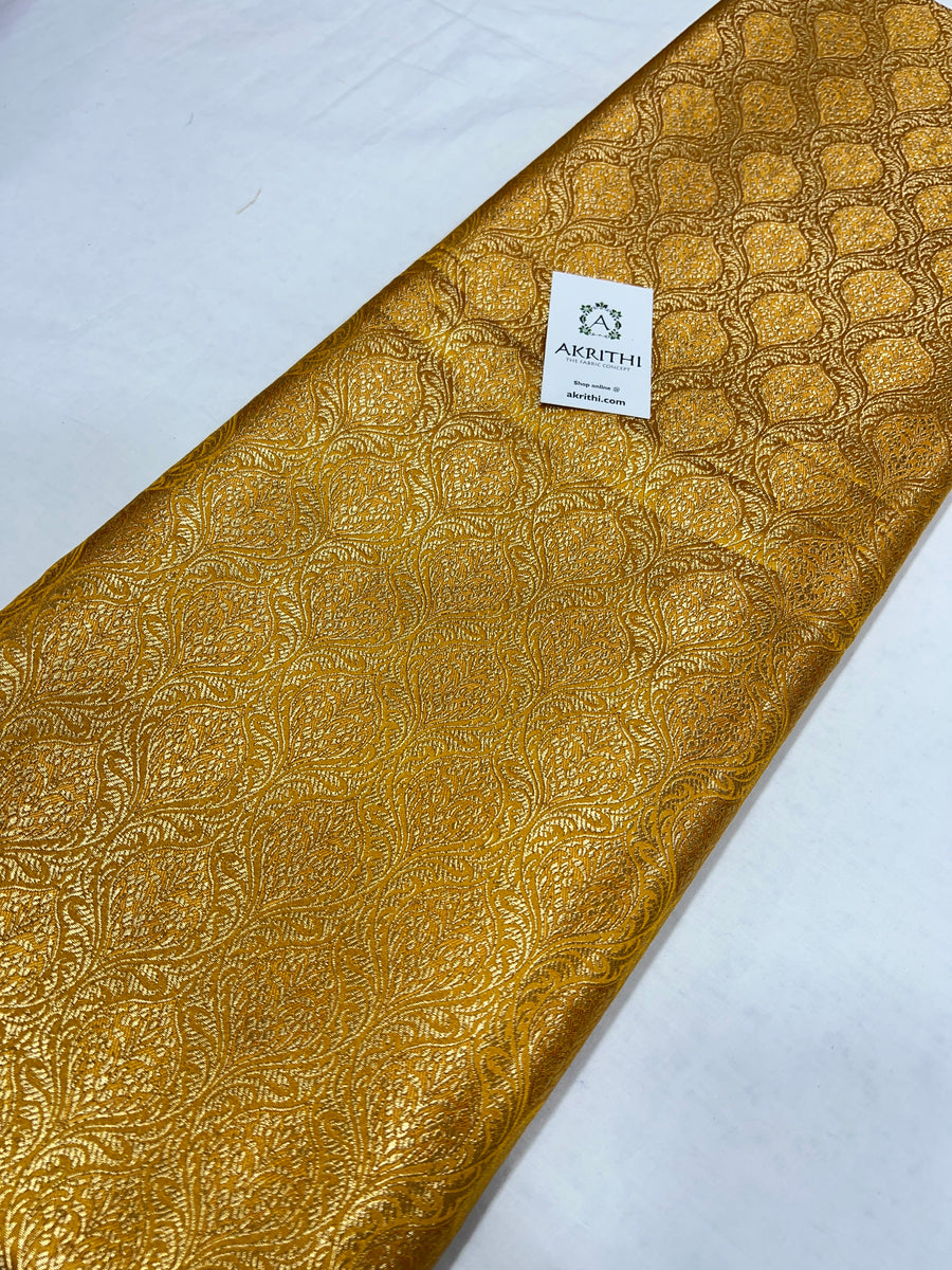 Pure Banarasi brocade fabric